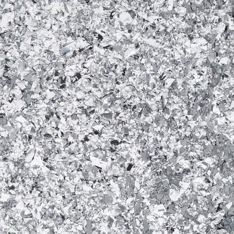Crystal Glitter Silver, 0.125 inch UV coated