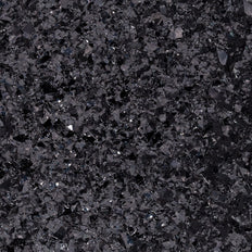 Crystal Glitter Black, 0.125 inch UV coated
