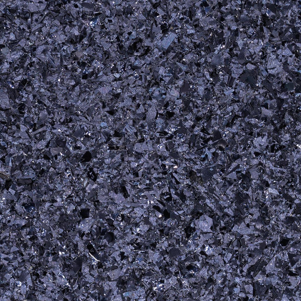 Crystal Glitter Midnight, 0.125 inch UV coated