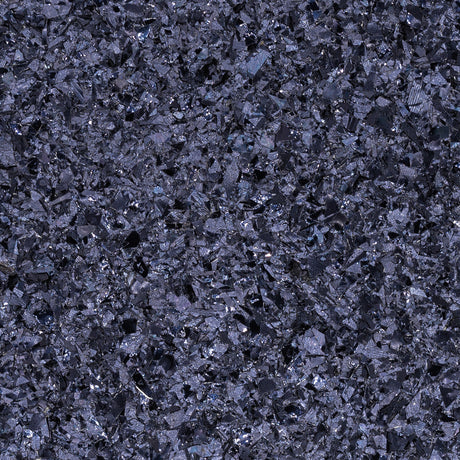Crystal Glitter Midnight, 0.125 inch UV coated