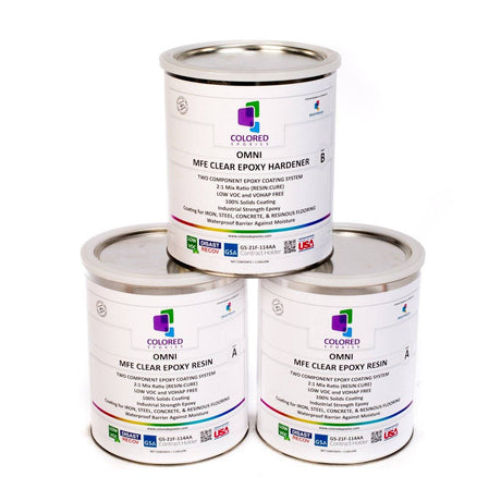 Clear Epoxy Resin Kit - Coloredepoxies 