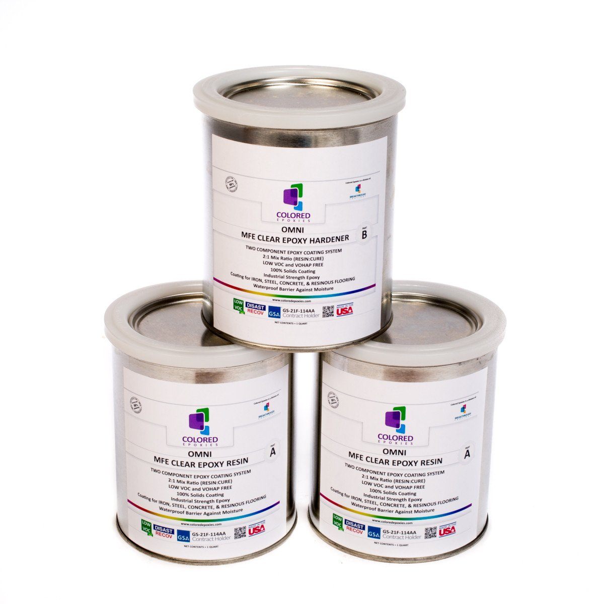 Clear Epoxy Resin Kit - Coloredepoxies 