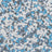 Traditional Ice Blue color flake, 1/4 inch