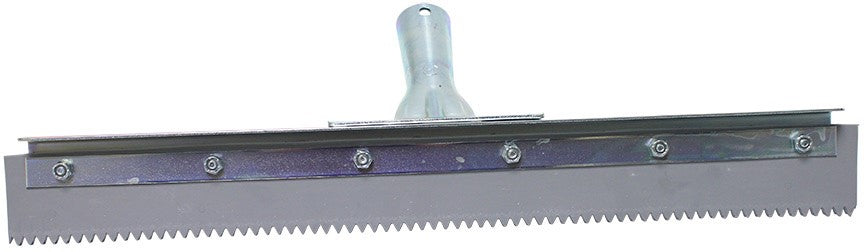 20” x 1/8” x 1/8” Serrated Notched rubber squeegee